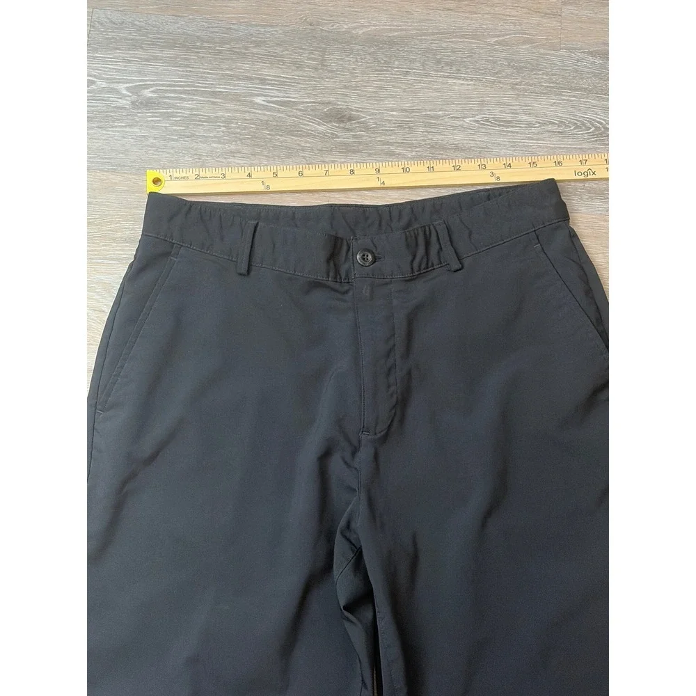 Under Armour Mens Match Play Golf Pants Black Straight Leg 34x32 Performance